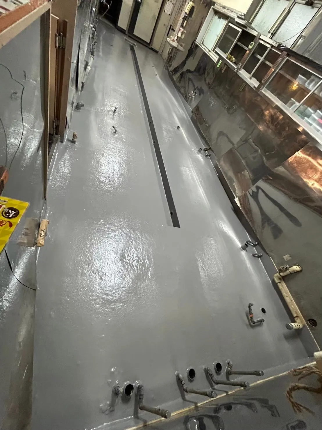 長野市某ラーメン店厨房防水工事